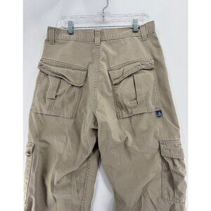 Vtg Levis Silvertab Cargo Pants 34x30 Y2K Khaki Loose Baggy Wide Leg 0301